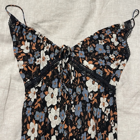 NWT Free People Intimately All I Wanted Maxi Slip Dress with Side Slit - Picture 4 of 9